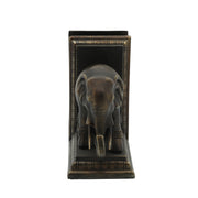 S/2 Polished Elephant Bookends
