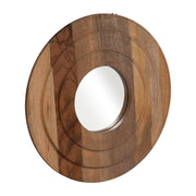 Wood, 20"d Spiral Mirror, Natural
