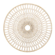 Wicker, 36", Round Wall Accent, Natural