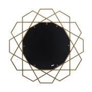 Metal 35" Geometric Mirror, Gold Wb