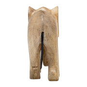 Wood, 8"h Elephant Deco, Brown