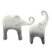 Cer, 12x9" Elephant, 2-tone Gray
