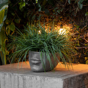 Decorative Resin Face Flower Pot, Cement
