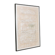 40x60 Abstract Handpainted Canvas, Beige