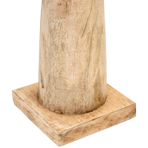 Wood, 48" Totem Pillar, Brown